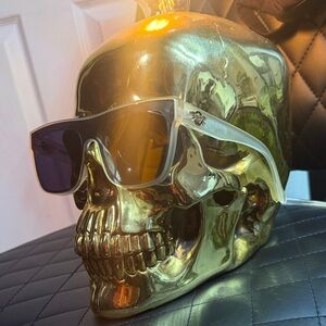 Black Flys Women’s Sunglasses with opaque frames and red/orange lens.